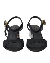 Dolce & Gabbana Mirror Block Heel Sandals