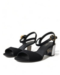 Dolce & Gabbana Mirror Block Heel Sandals