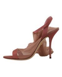 Dolce & Gabbana Rose Satin Sandals