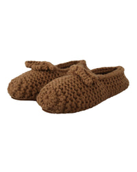 Dolce & Gabbana Wool Knit Slip On Ballerina Flats