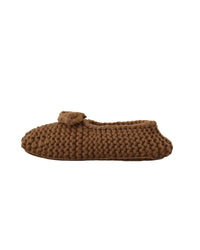 Dolce & Gabbana Wool Knit Slip On Ballerina Flats
