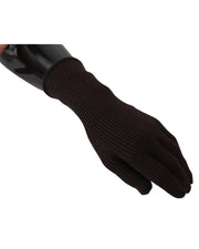 Dolce & Gabbana Luxurious Cashmere Silk Gloves