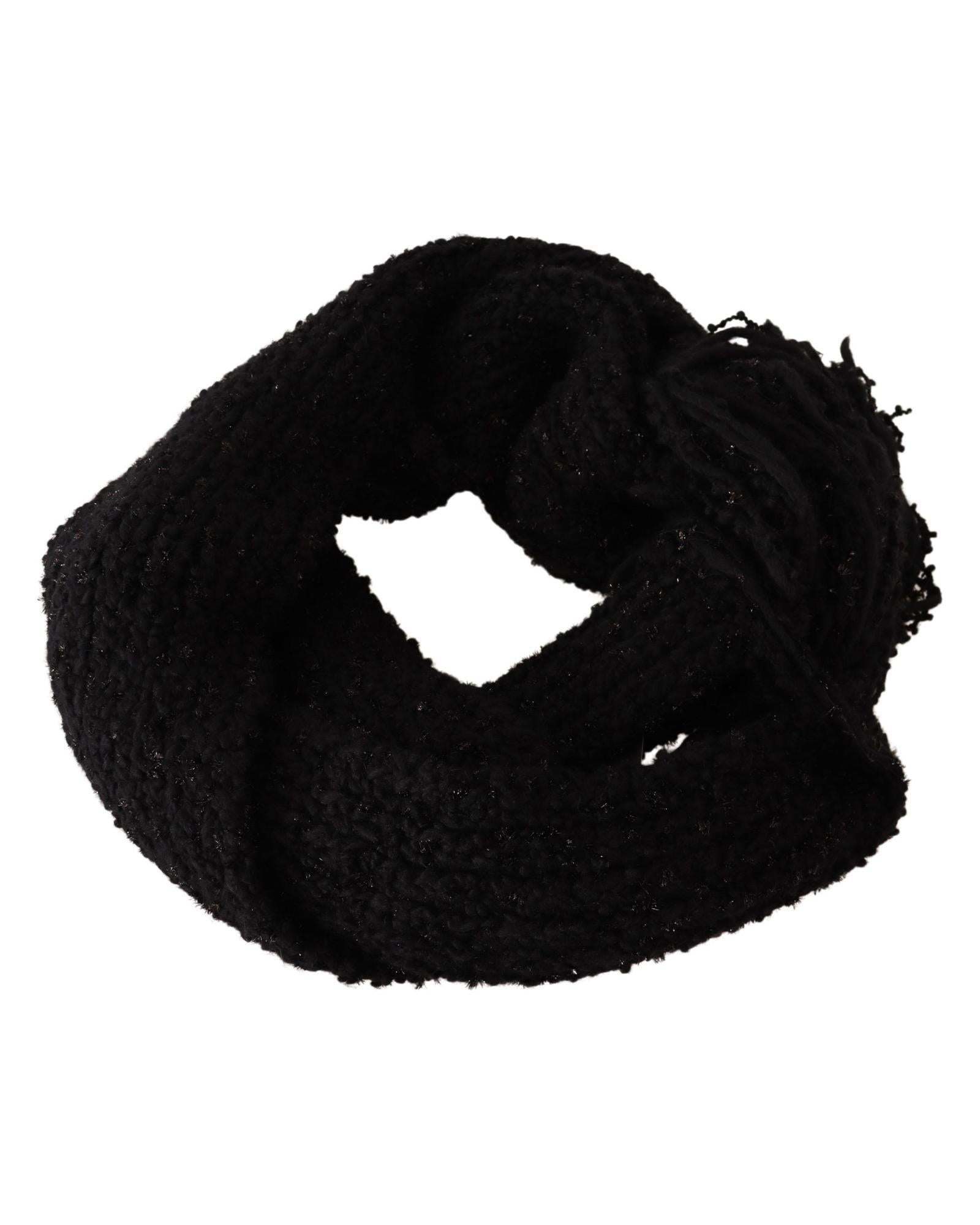 Dolce & Gabbana Wool Blend Knitted Wrap Shawl