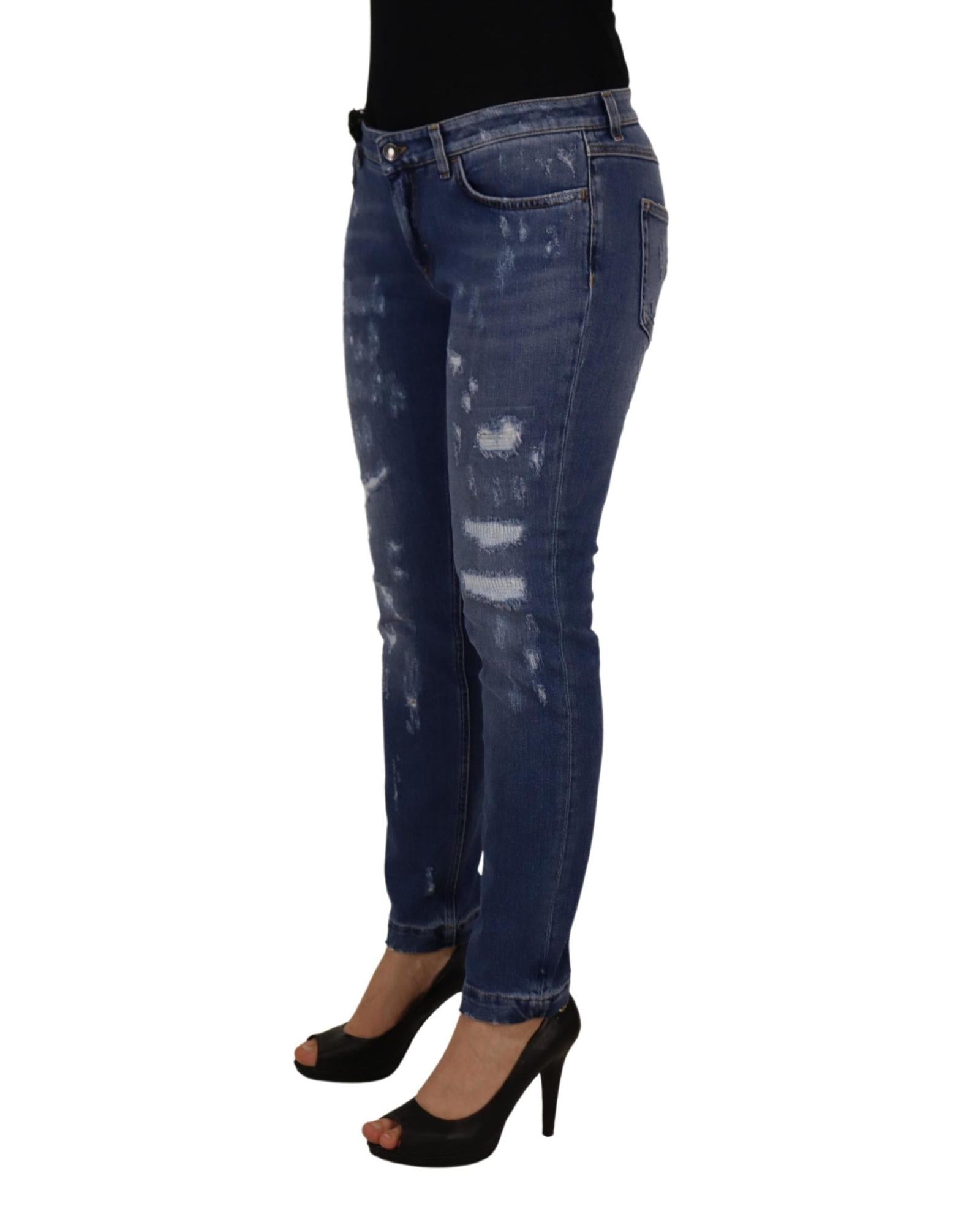 Dolce & Gabbana Distressed Skinny Jeans for Women