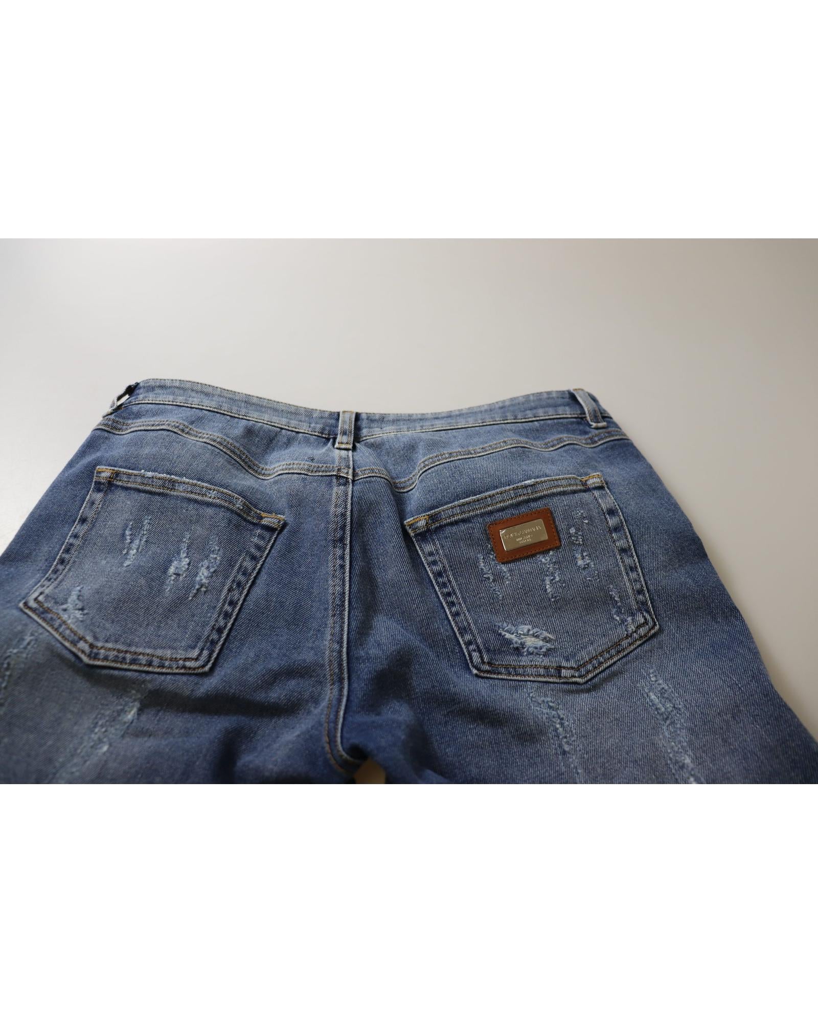 Dolce & Gabbana Distressed Skinny Jeans for Women
