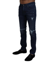 Dolce & Gabbana Men's Distressed Slim Fit Jeans