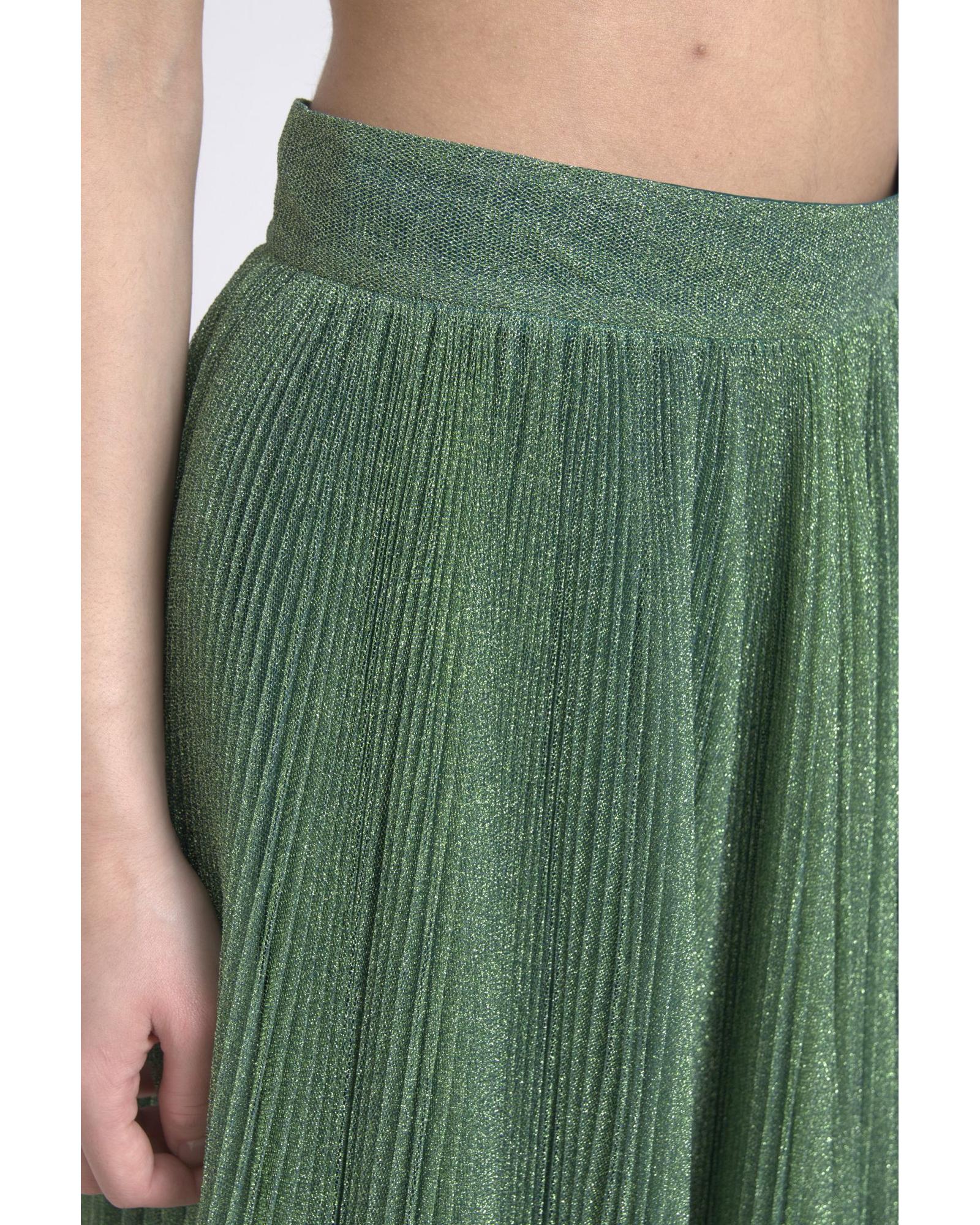 Dolce & Gabbana  Women's Green Pleated Skirt