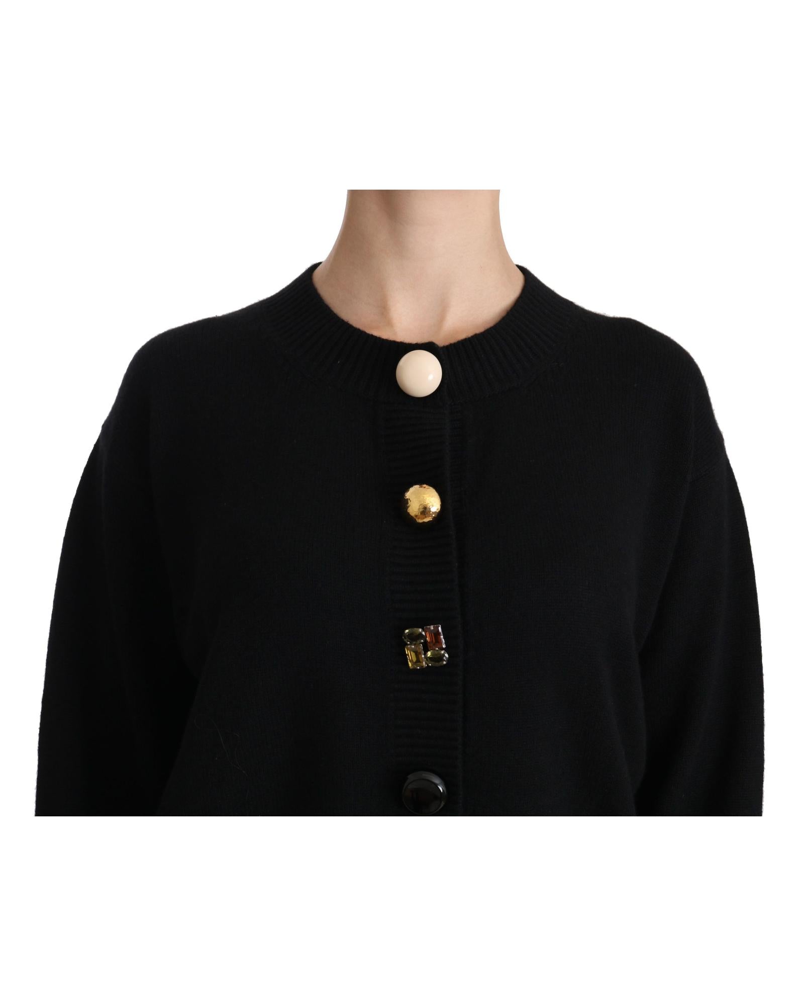 トップス DOLCE&GABBANA Logo Knit Cardigan DOLCE&GABBANA | Black Men's Cardigan | YOOX