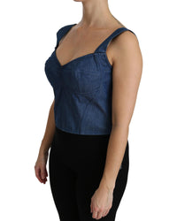 Dolce & Gabbana Denim Corset Top