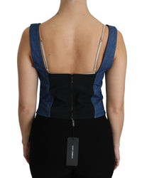 Dolce & Gabbana Denim Corset Top