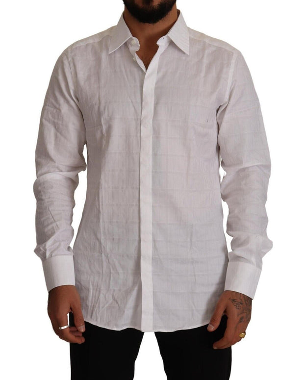 Dolce & Gabbana Classic  Cotton Slim Fit Dress Shirt