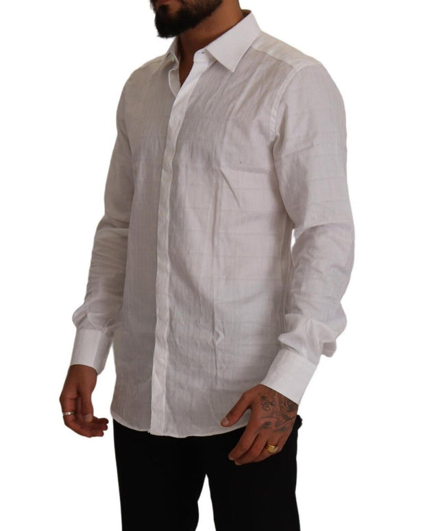 Dolce & Gabbana Classic  Cotton Slim Fit Dress Shirt