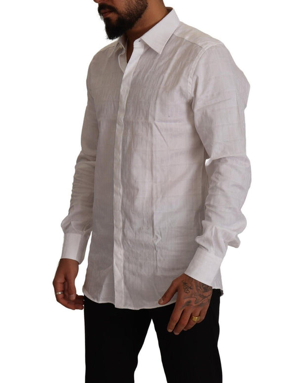 Dolce & Gabbana Classic  Cotton Slim Fit Dress Shirt