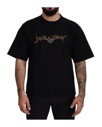 Dolce & Gabbana Logo Cotton Crewneck T-shirt Black