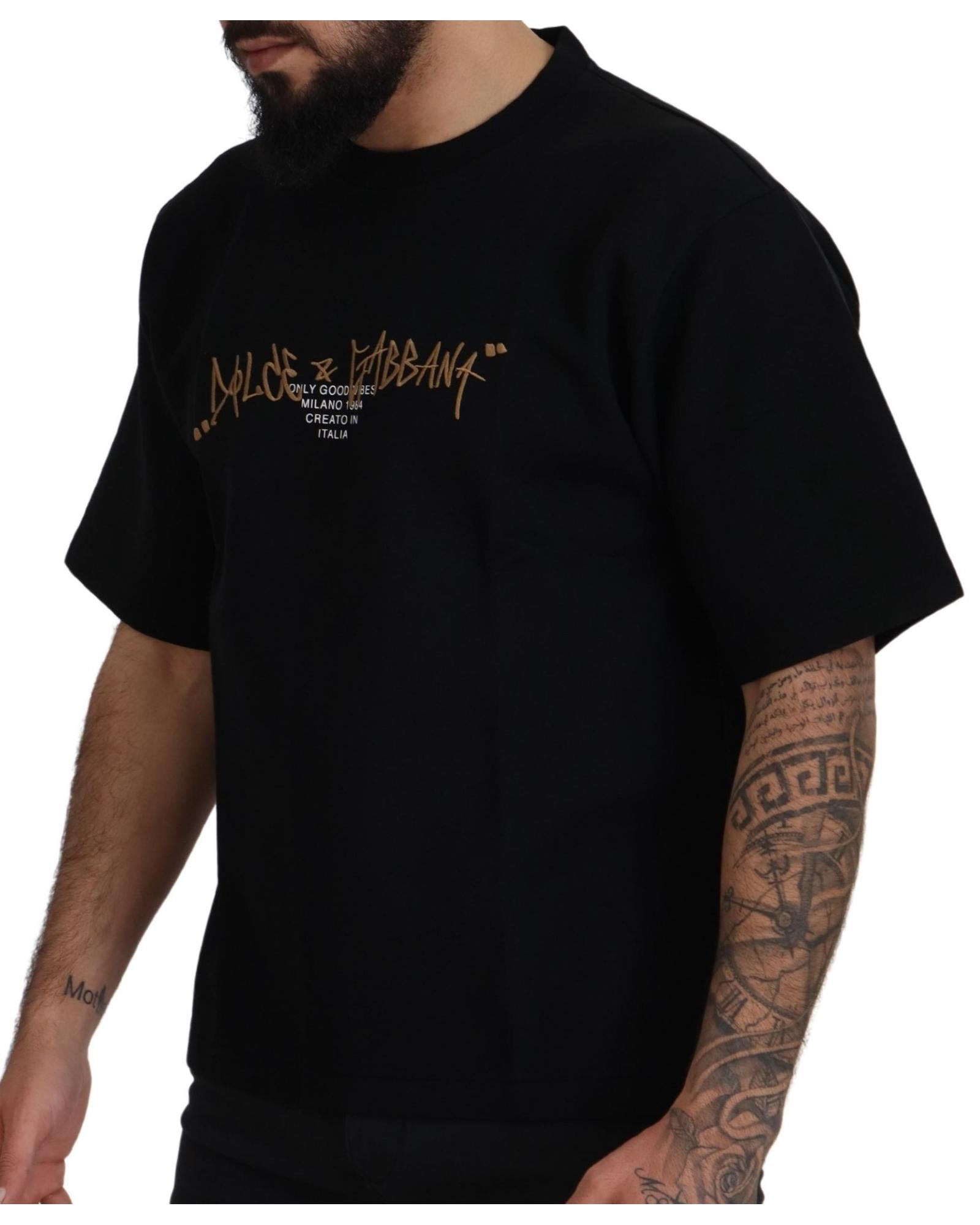 Dolce & Gabbana Logo Cotton Crewneck T-shirt