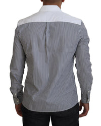 Dolce & Gabbana Play Striped Cotton Shirt - Black