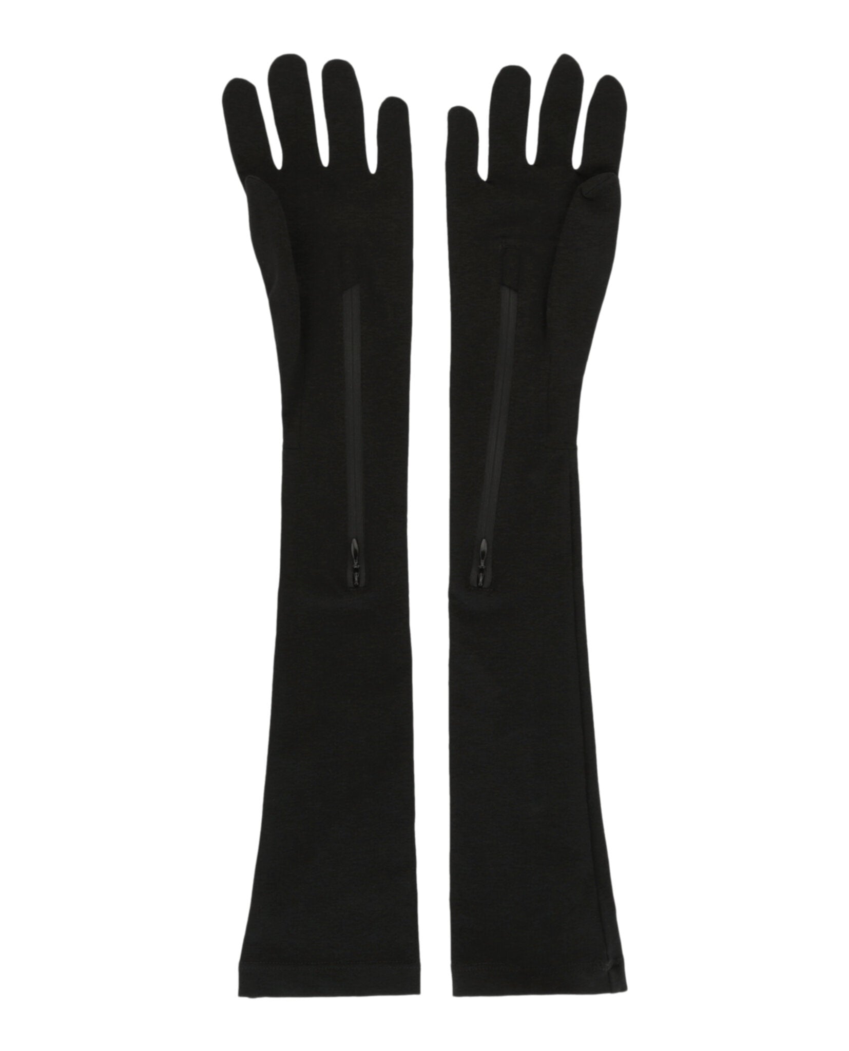 Givenchy Womens Long Zipped Gloves