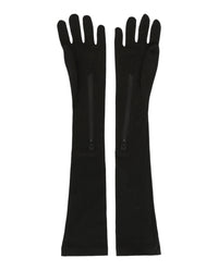 Givenchy Womens Long Zipped Gloves