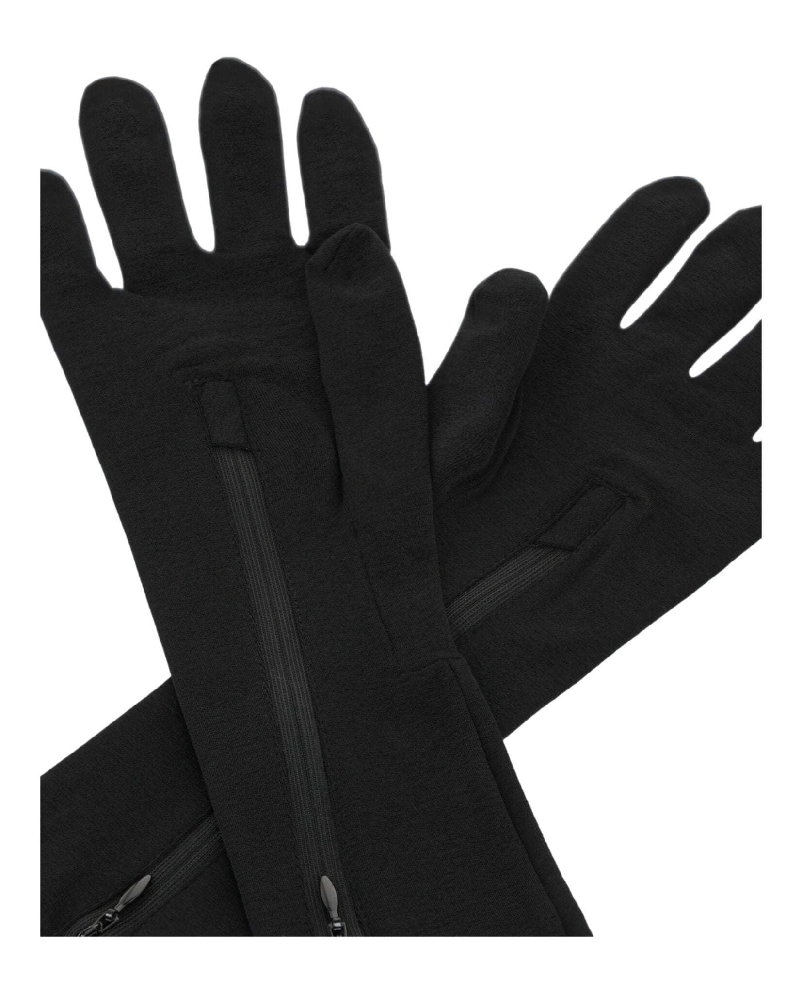 Givenchy Womens Long Zipped Gloves