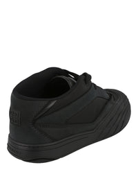 Givenchy Mens Suede Trimmed Mid-Top Sneakers