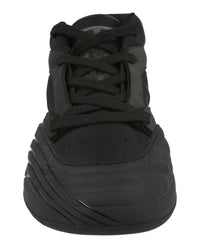 Givenchy Mens Suede Trimmed Mid-Top Sneakers