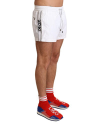 Dolce & Gabbana Men's White Swim Shorts