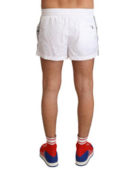 Dolce & Gabbana Men's White Swim Shorts