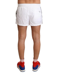 Dolce & Gabbana Men's White Swim Shorts