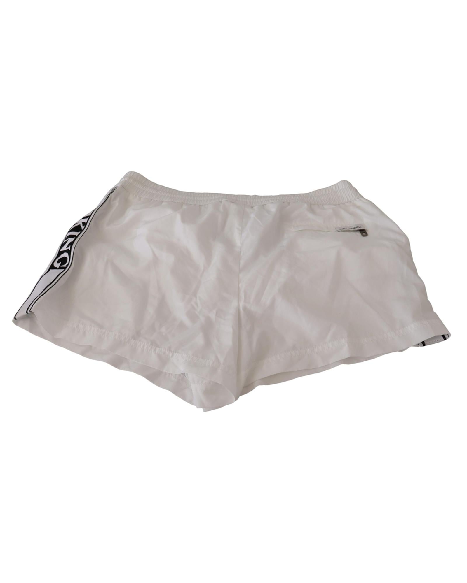 Dolce & Gabbana Men's White Swim Shorts