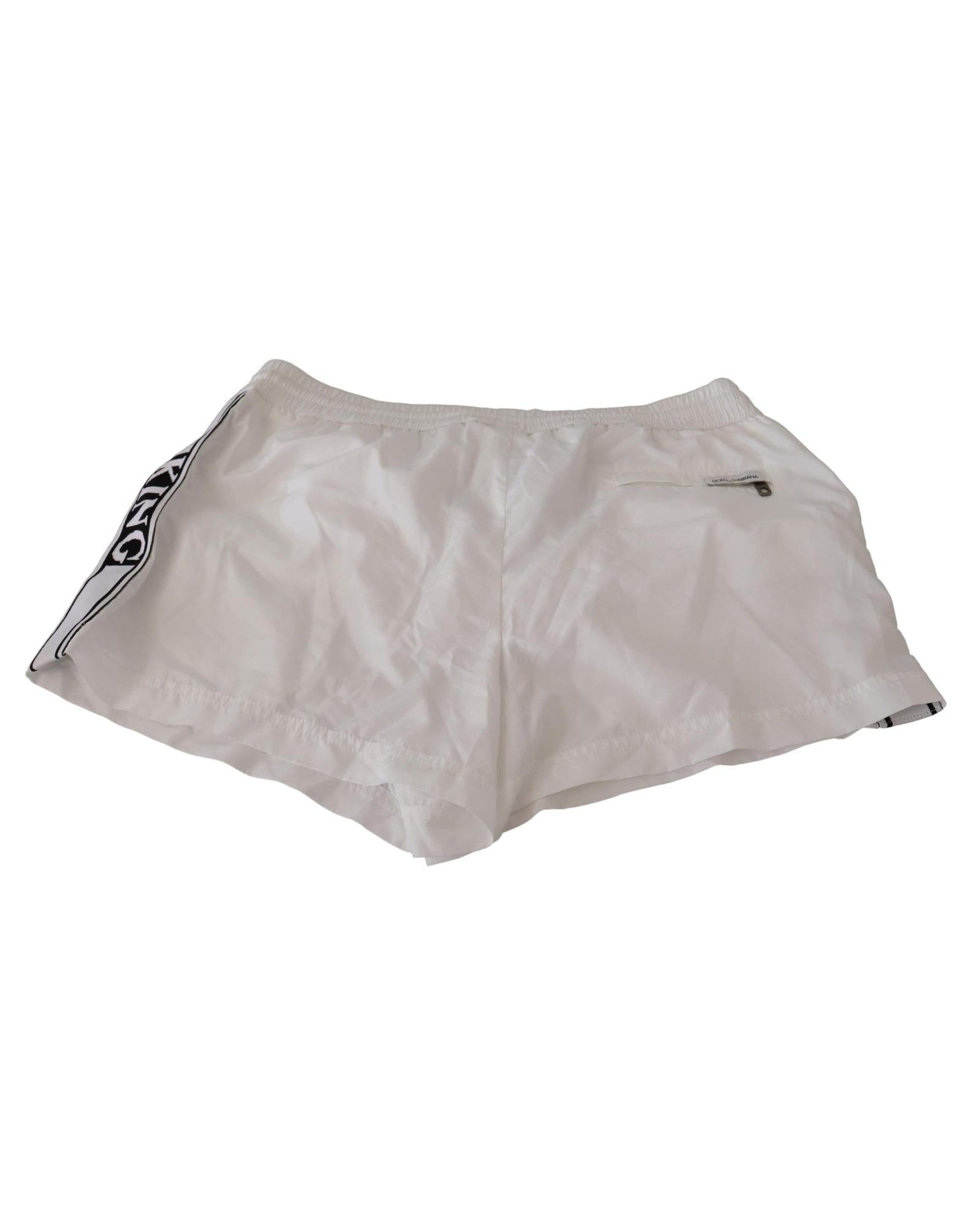 Dolce & Gabbana Men's White Swim Shorts