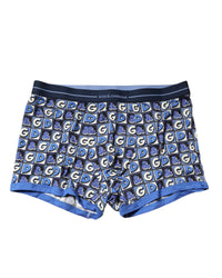 Dolce & Gabbana Logo Print Boxer Briefs Men Blue Underwear Blue