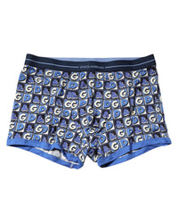 Dolce & Gabbana Logo Print Boxer Briefs Men Blue Underwear