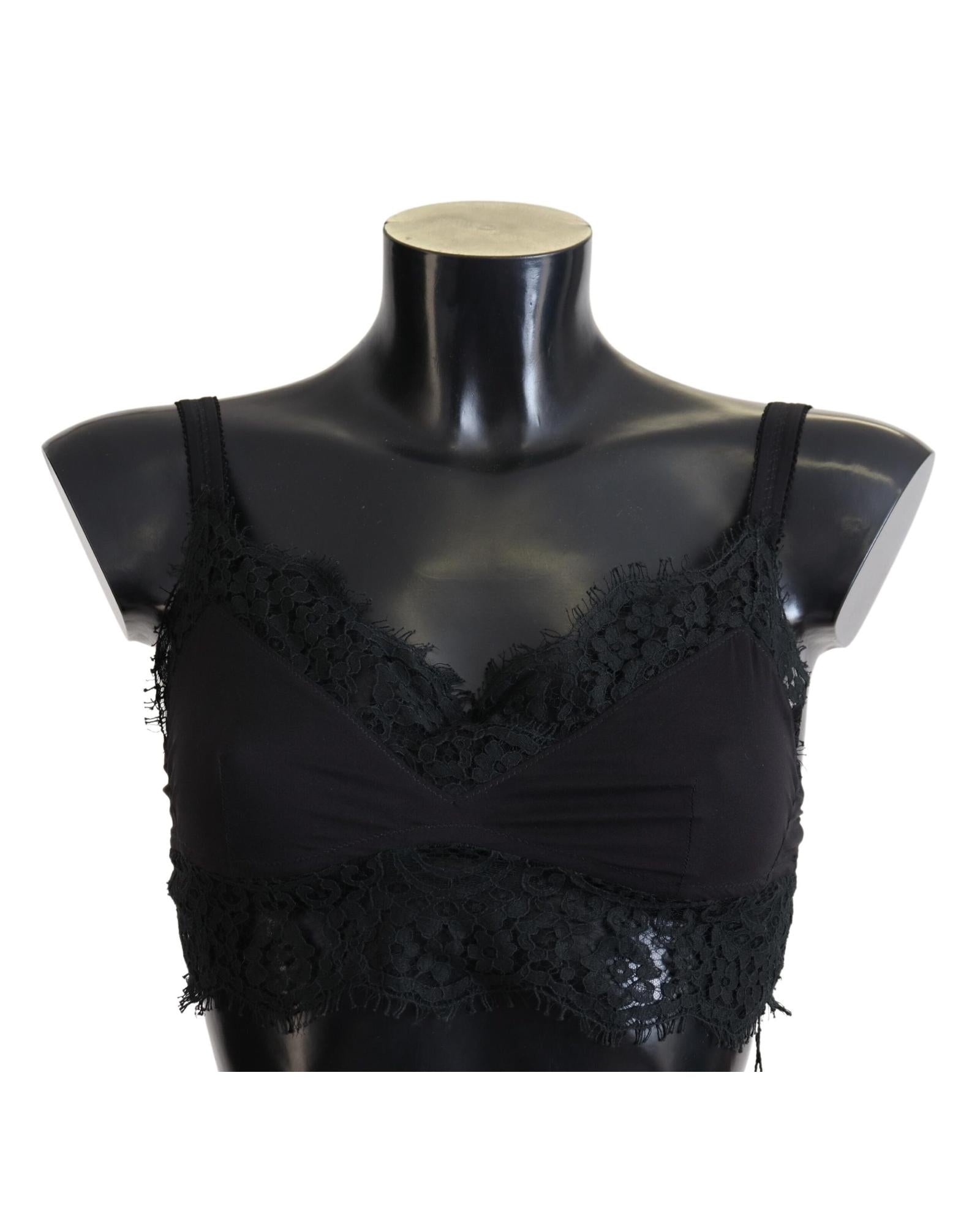 Dolce & Gabbana  Black Lace Bra
