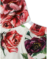 Dolce & Gabbana Floral Print Bustier Top