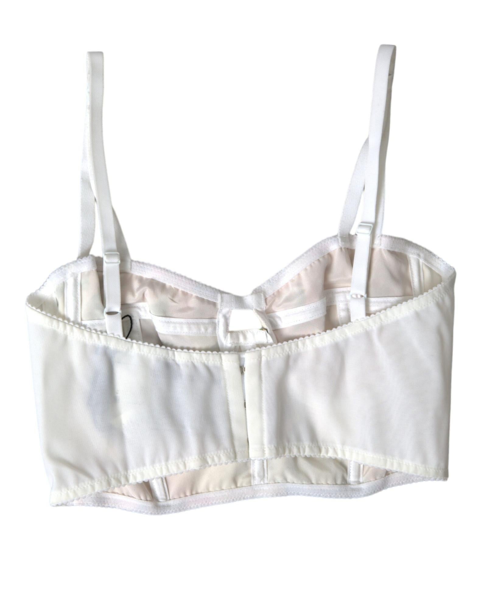 Dolce & Gabbana Floral Print Bustier Top
