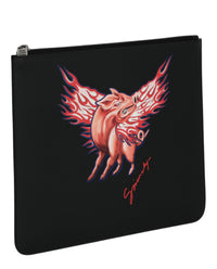 Givenchy Mens Zodiac Pig Graphic Pouch