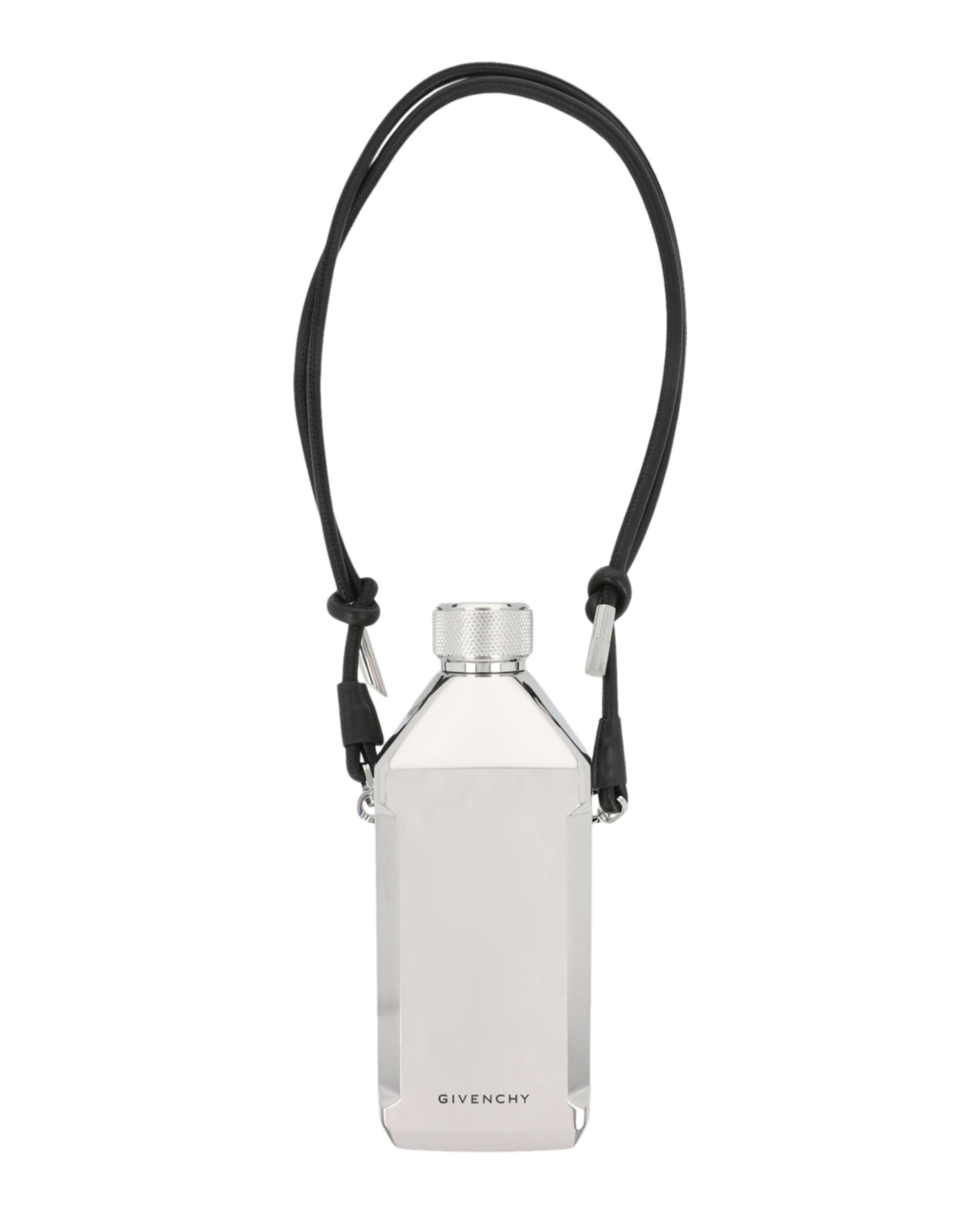 Givenchy Unisex-Adult Logo Engraved Stainless Steel Water Bottle