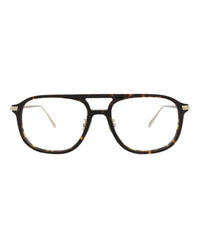 Berluti Mens Aviator Havana Silver Transparent Fashion Designer Eyewear Havana Silver Transparent