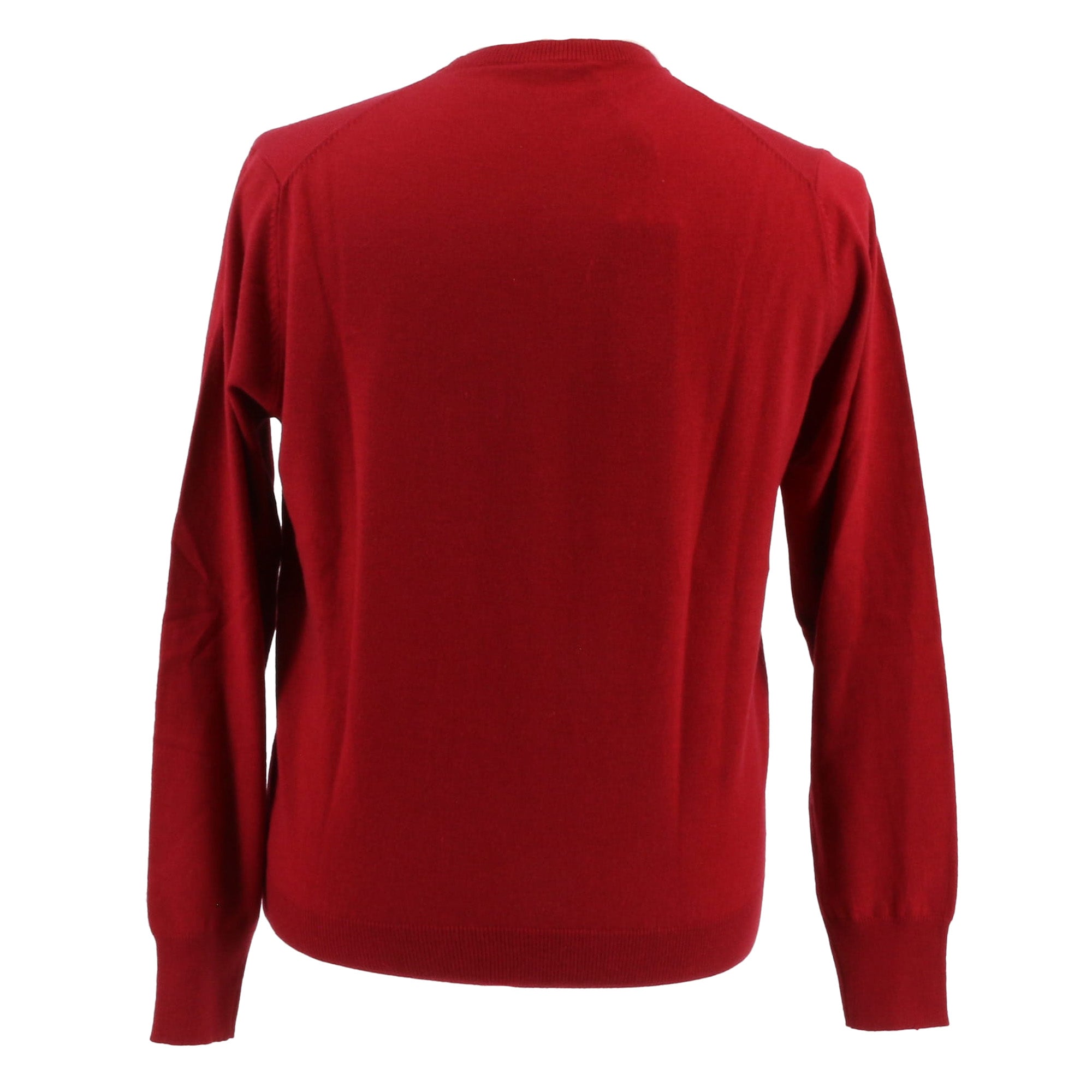 Baldisseri di Perugia Cashmere Blend Mens Red Crewneck Sweater-L