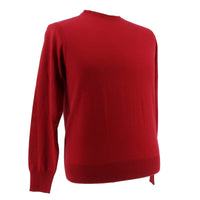 Baldisseri di Perugia Cashmere Blend Mens Red Crewneck Sweater-L