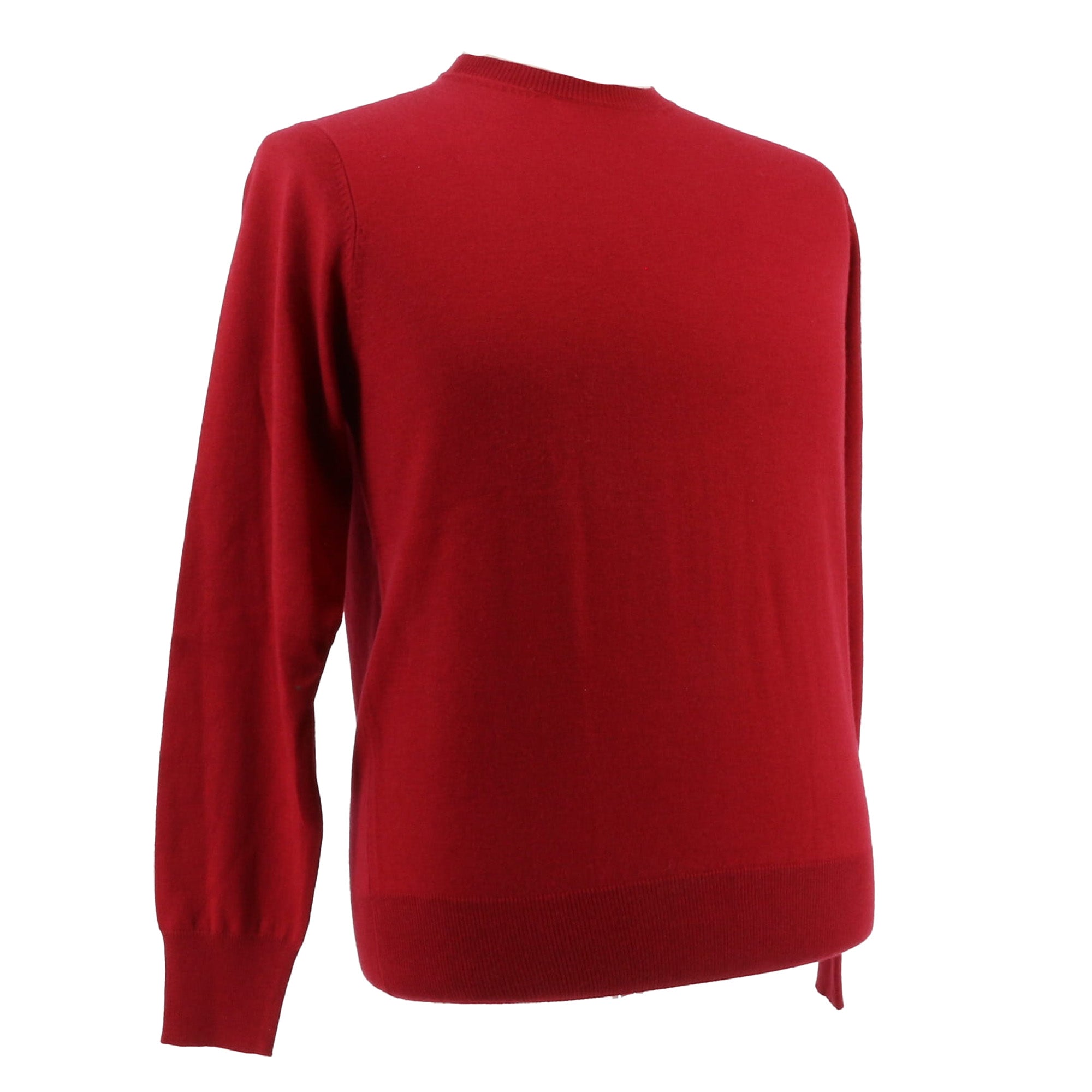 Baldisseri di Perugia Cashmere Blend Mens Red Crewneck Sweater-L