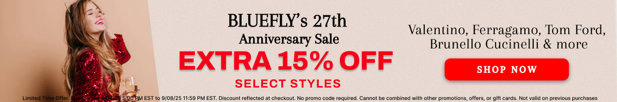 bluefly 27th anniversary 15 percent off sale