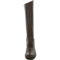 Mikala Womens Leather Riding Knee-High Boots4