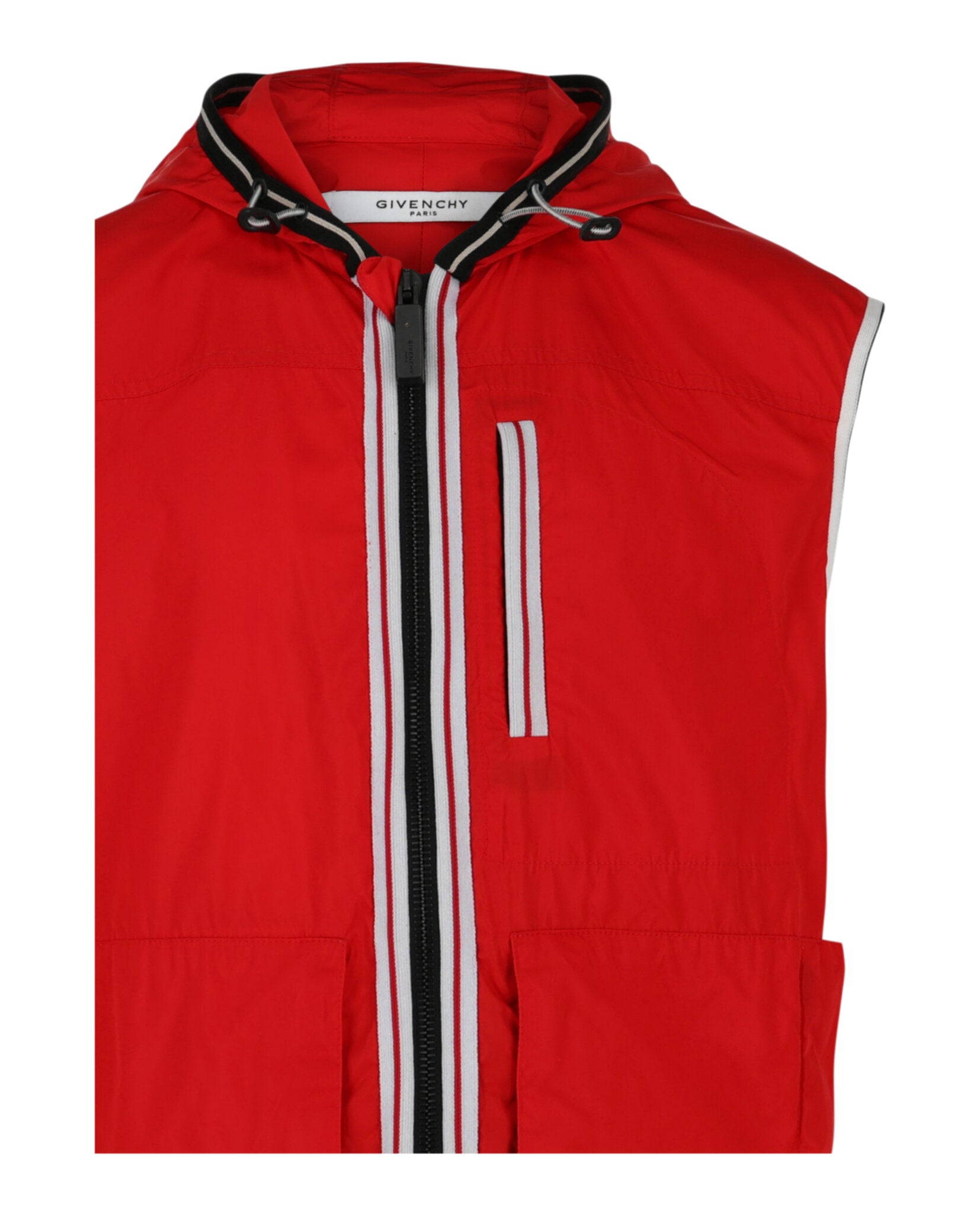 Givenchy Mens Hooded Sleeveless Vest