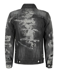 Givenchy Mens Distressed Denim Jacket