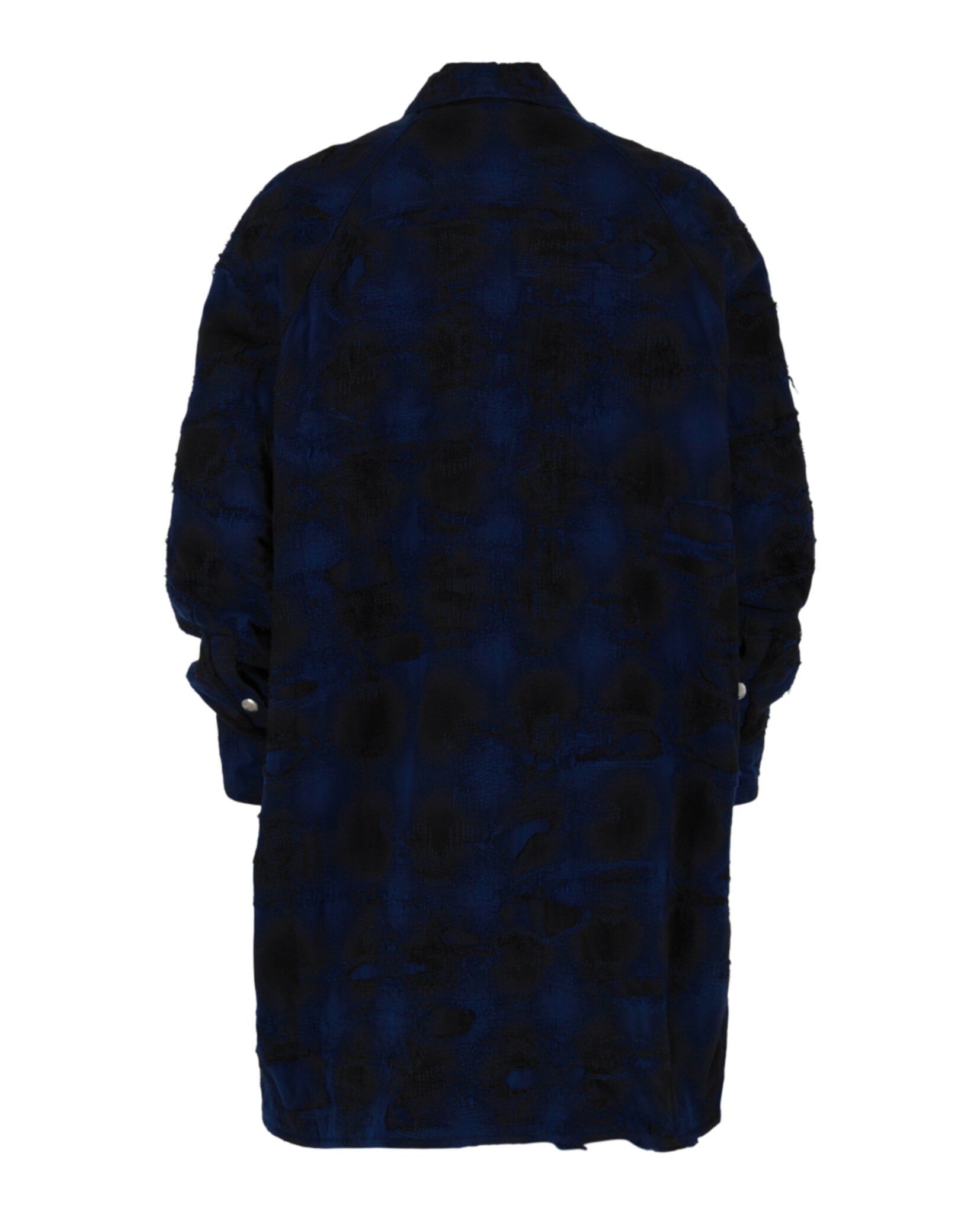 ジャケット GIVENCHY FW23 Givenchy Jackets Blue (BW30GL 14RQ410) Authentic GIVENCHY Blue Wool Leather Variety Jacket 52