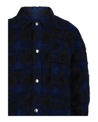 Givenchy Mens Distressed Hi-Low Jacket
