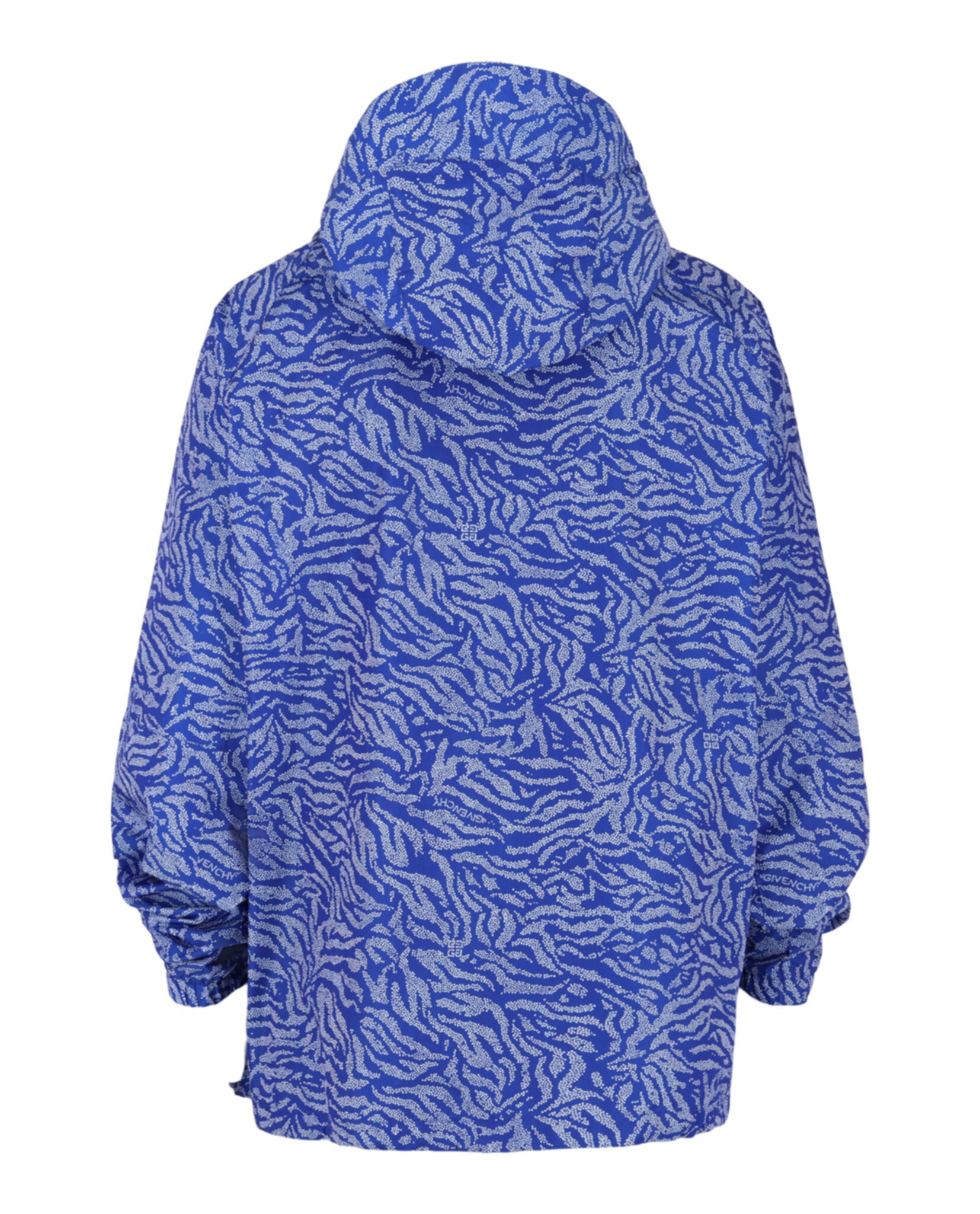 Givenchy Mens Hooded Printed Windbreaker