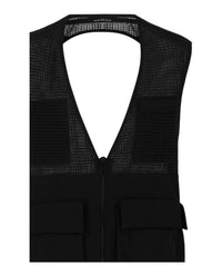 Givenchy Mens Mesh Cargo Vest