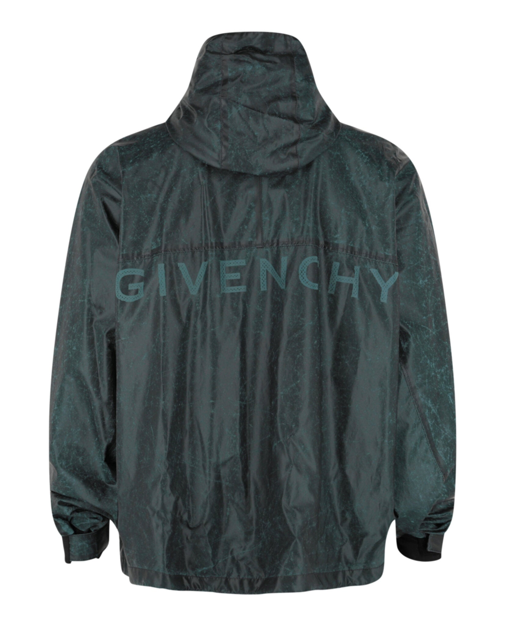 Givenchy Mens Crinkle Printed Windbreaker